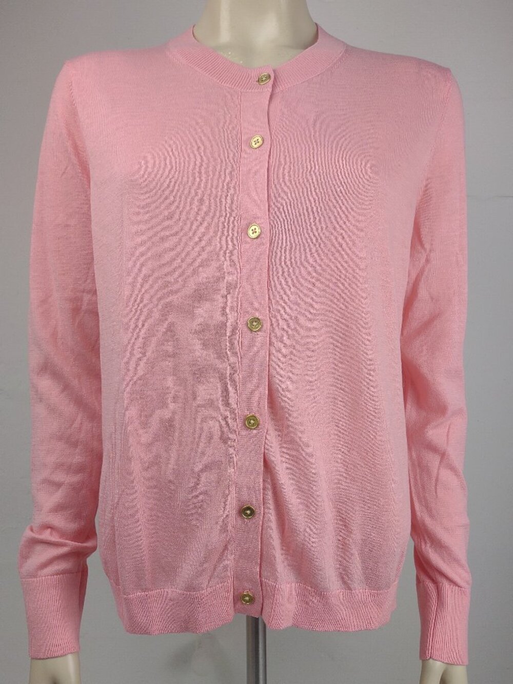 NWT LOFT light pink wool blend lightweight cardigan sweater ladies Large